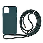 cheap Samsung Cases-Phone Case For Samsung Galaxy S24 S23 S22 S21 S20 Plus Ultra S25 Ultra Silicone Case with Adjustable  Neck Strap Kickstand Shockproof Solid Color Solid Colored TPU