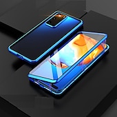Χαμηλού Κόστους Samsung Θήκη-τηλέφωνο tok Για Samsung Galaxy S24 S23 S22 S21 S20 Plus Ultra Note 20 Ultra S25 Ultra Πλήρης Θήκη Θήκη μαγνητικής προσρόφησης Προστατευτικό για όλο το σώμα Διπλής όψης Προστατευτικό φακού κάμερας