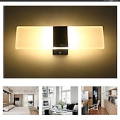 cheap Flush Mount Wall Lights-1-Light LED Wall Sconce Indoor Modern Acrylic Light Fixture for Bedroom Bathroom Corridor Stairs 6W Contemporary Wall Lamp