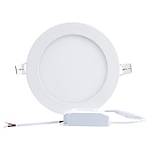 economico Lampade LED ad incasso-1 pz 12 w led pancel luce da incasso a led da incasso a incasso rotonda lampada da soffitto a led ac 110 v 220 v lampadina a led camera da letto cucina coperta illuminazione a led