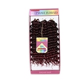 economico Capelli all&#039;uncinetto-Trecce per capelli a crochet Molto ondulata Trecce a scatola Biondo Borgogna Ramato Capelli sintetici 14 pollice Capelli intrecciati 3 pezzi / pacco