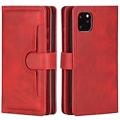 abordables Coques iPhone-téléphone Coque Pour iPhone16 iPhone 15 Pro Max Plus iPhone 14 13 12 11 Pro Max Mini X XR XS Max 8 7 Plus Portefeuille Couvercle rabattable Avec Support Magnétique Protection complète du corps