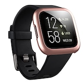 ieftine Carcase Smartwatch-Carcase Compatibil cu Fitbit Versa 2 Plastic / Sticlă Temperată Uita-te Capac