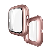 ieftine Carcase Smartwatch-Carcase Compatibil cu Fitbit Versa 2 Plastic / Sticlă Temperată Uita-te Capac