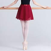 abordables Tenues de ballet-jupes de danse classique respirantes solides pour femmes performance d&#039;entraînement haute nylon
