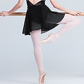 abordables Tenues de ballet-jupes de danse classique respirantes solides pour femmes performance d&#039;entraînement haute nylon