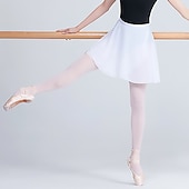 abordables Tenues de ballet-jupes de danse classique respirantes solides pour femmes performance d&#039;entraînement haute nylon