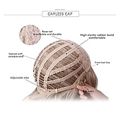 abordables Perruque homme-perruques blondes pour hommes perruque synthétique toupets partie latérale droite perruque cheveux synthétiques blonds de longueur moyenne 14 pouces partie latérale des hommes blonde hairjoy
