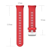 ieftine Curele de ceas Garmin-Uita-Band pentru Garmin Silicon Înlocuire Curea Respirabil Banderolă Sport Brăţară