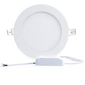 cheap LED Recessed Lights-6pcs 4pcs LED Ultra thin Downlight lamp 6W led ceiling Recessed Grid Downlight Slim Round Panel light