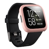 ieftine Carcase Smartwatch-Carcase Compatibil cu Fitbit Versa 2 Plastic / Sticlă Temperată Uita-te Capac