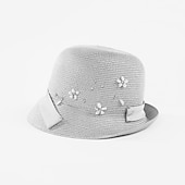 baratos Chapéu de Festa-chapéus de poliéster com 1 peça de cabeça casual floral