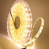 cheap Waterproof Strip Lights-3M SMD 5050 LED Strip light Waterproof 220V 5050 LED Strip Lights Diode Tape Holiday Decoration Lamp LED String Ribbon 60LEDs/M With EU Plug