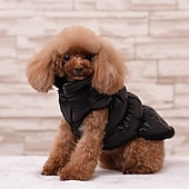 cheap Coats-Dog Coat Jacket Vest Puppy Clothes Cosplay Winter Outdoor Dog Clothing