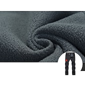 abordables Pantalones y shorts-Hombre Pantalones para senderismo Pantalones con forro polar Pantalones de protección Invierno Al aire libre Estándar Mantiene abrigado Impermeable Resistente al Viento Forro Polar Pantalones