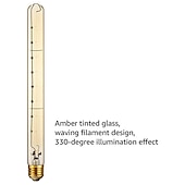 Недорогие Лампы накаливания-6шт 4шт регулируемая винтажная лампа Эдисона лампа накаливания e27 t300 40 Вт люстра подвесной светильник 220-240 В