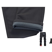 abordables Pantalones y shorts-Hombre Pantalones para senderismo Pantalones con forro polar Pantalones de protección Invierno Al aire libre Estándar Mantiene abrigado Impermeable Resistente al Viento Forro Polar Pantalones