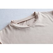 billiga Bodysuits-Dam Vanligt Kroppsdräkt Grundläggande Ensfärgat Kortärmad Rund hals Knappar Dagligen Utekväll Smal Svart Vit Rodnande Rosa Sommar
