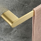 billige Håndklestenger-tilbehørssett for baderom - håndklestang toalettpapirholder kappekrok - rustfritt stål lavkarbonstål metall veggmontert