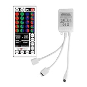 cheap USB Strip Lights-LED Strip Lights (2x5M)10M 32.8ft 2835 RGB 600LEDs 8mm Strips Lighting Flexible Color Changing with 44 Key IR Remote Ideal for Home Kitchen Christmas TV Back Lights DC 12V