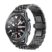 baratos Pulseiras de relógio Samsung-Pulseira de Smartwatch para Samsung Galaxy Watch 5 Pro 45mm 4 Classic 42mm 46mm 3 41mm Active 2 40mm 44mm Gear Sport S3 Frontier S2 2 Neo Live Aço Inoxidável Relógio inteligente Alça Banda de metal
