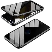 זול נרתיקים לאייפון-case טלפון לאייפון 16 אייפון 15 פרו מקס פלוס אייפון 14 13 12 11 פרו מקס פלוס מיני X XR XS מקס 8 7 פלוס ספיגה מגנטית הגנת גוף מלאה כפולה נגד הצצה זכוכית מזוגגת מתנות ליום האב