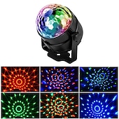 voordelige Projectorlamp &amp; laserprojector-projectie lamp nachtlampje led disco licht muziek geluid geactiveerd podium lichten mini roterende laser projector kerstfeest show effect lamp met controle