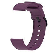 billiga Andra klockband-Klockarmband för Amazfit GTS 4,4mini, 3,2,2mini, 2e, GTR 42mm, Bip U Pro, U, 3 Pro, 3, S lite, S, lite Silikon Ersättning Rem Mjuk Andningsfunktion Klassiskt spänne Armband