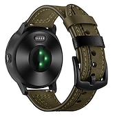 Χαμηλού Κόστους Ζώνες ρολογιών Garmin-Παρακολουθήστε το συγκρότημα για Γκάρμιν Forerunner 255 / Vivoactive 4 / Venu 2 Συνθετικό δέρμα Αντικατάσταση Λουρί 22mm Μεταλλικό κούμπωμα Ρυθμιζόμενο Περικάρπιο
