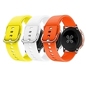economico Cinturini per orologi Garmin-3 pezzi Cinturino per orologio  per Garmin MARQ Descent G1 Forerunner 55 245 645 Music Fenix 7S Sapphire Solar / 6S Pro / 5S Plus Fenix 7 Sapphire Solar / 6 Pro / 5 Plus Silicone Sostituzione Cinghia