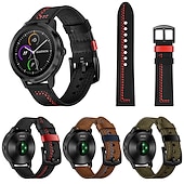 Χαμηλού Κόστους Ζώνες ρολογιών Garmin-Παρακολουθήστε το συγκρότημα για Γκάρμιν Forerunner 255 / Vivoactive 4 / Venu 2 Συνθετικό δέρμα Αντικατάσταση Λουρί 22mm Μεταλλικό κούμπωμα Ρυθμιζόμενο Περικάρπιο