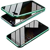זול נרתיקים לאייפון-case טלפון לאייפון 16 אייפון 15 פרו מקס פלוס אייפון 14 13 12 11 פרו מקס פלוס מיני X XR XS מקס 8 7 פלוס ספיגה מגנטית הגנת גוף מלאה כפולה נגד הצצה זכוכית מזוגגת מתנות ליום האב