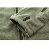 billiga Herrjackor och -rockar-herr varm militär taktisk jacka sport fleece huva jacka vinter äventyr jacka rockar utomhus vindtät flera fickor lätt jacka med hel dragkedja trenchcoat topp camping jakt fiske