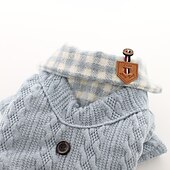 ieftine Pulovere-Câini Haine Pulovere Σακάκι Jumper Drăguţ Casul Zilnic Iarnă Cald Casul / Zilnic for Corgi Shiba Inu Bichon Frise Snautzer Pomeran