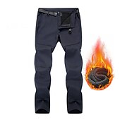 abordables Pantalones y shorts-Hombre Pantalones para senderismo Pantalones con forro polar Pantalones de protección Invierno Al aire libre Estándar Mantiene abrigado Impermeable Resistente al Viento Forro Polar Pantalones
