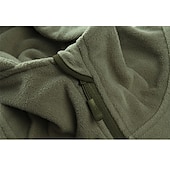 billiga Herrjackor och -rockar-herr varm militär taktisk jacka sport fleece huva jacka vinter äventyr jacka rockar utomhus vindtät flera fickor lätt jacka med hel dragkedja trenchcoat topp camping jakt fiske