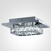 זול אורות תקרה-1-אור 21(8 אינץ' תקרה תאורת LED להתקנה שטוחה מנורות מתכת מצופה אלקטרולי מודרני מודרני עכשווי 90-240v