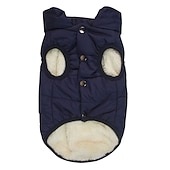 baratos Casacos-moletom com forro de lã extra quente para cães no inverno para cães pequenos, casacos para cachorros com capuz, vermelho (xs-xxxl)