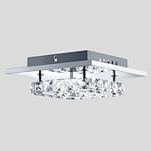 זול אורות תקרה-1-אור 21(8 אינץ' תקרה תאורת LED להתקנה שטוחה מנורות מתכת מצופה אלקטרולי מודרני מודרני עכשווי 90-240v