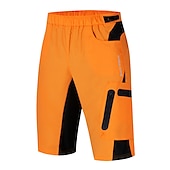 voordelige Heren Shorts, Panty&#039;s &amp; Broeken-WOSAWE Voor heren MTB shorts Wielrenshorts Fietsen Gewatteerde shorts MTB shorts Ruim Passend Bergracen Wegwielrennen Sport 3D-pad Fietsen Ademend Anatomisch ontwerp Zwart Groen Siliconen Kleding