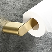 billige Håndklestenger-tilbehørssett for baderom - håndklestang toalettpapirholder kappekrok - rustfritt stål lavkarbonstål metall veggmontert