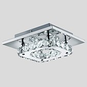 זול אורות תקרה-1-אור 21(8 אינץ' תקרה תאורת LED להתקנה שטוחה מנורות מתכת מצופה אלקטרולי מודרני מודרני עכשווי 90-240v