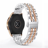 baratos Pulseiras de relógio Samsung-Pulseira de Smartwatch para Samsung Galaxy Watch 5 Pro 45mm 4 Classic 42mm 46mm 3 41mm Active 2 40mm 44mm Gear Sport S3 Frontier S2 2 Neo Live Aço Inoxidável Relógio inteligente Alça Banda de metal