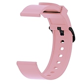 billiga Andra klockband-Klockarmband för Amazfit GTS 4,4mini, 3,2,2mini, 2e, GTR 42mm, Bip U Pro, U, 3 Pro, 3, S lite, S, lite Silikon Ersättning Rem Mjuk Andningsfunktion Klassiskt spänne Armband