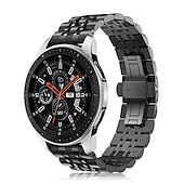 baratos Pulseiras de relógio Samsung-Pulseira de Smartwatch para Samsung Galaxy Watch 5 Pro 45mm 4 Classic 42mm 46mm 3 41mm Active 2 40mm 44mm Gear Sport S3 Frontier S2 2 Neo Live Aço Inoxidável Relógio inteligente Alça Banda de metal
