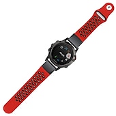 abordables Correas de reloj Garmin-Ver Banda para Garmin Enfoque S62 MARQ Descent G1 Aproximación S60 Fenix 7 Sapphire Solar / 6 Pro / 5 Plus Silicona Reemplazo Correa Ajuste rápido 22 mm Transpirable Correa Deportiva Pulsera