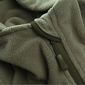 billiga Herrjackor och -rockar-herr varm militär taktisk jacka sport fleece huva jacka vinter äventyr jacka rockar utomhus vindtät flera fickor lätt jacka med hel dragkedja trenchcoat topp camping jakt fiske