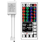 cheap Remote Control-5m LED Strip Lights RGB Tiktok Lights 300 LED 2835 SMD RGB Tape Lights Light Sets Self Adhesive Multicolor for Room Kitchen TV Festival Illumination with Remote 12V