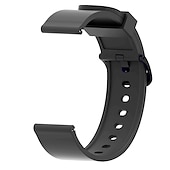 billiga Andra klockband-Klockarmband för Amazfit GTS 4,4mini, 3,2,2mini, 2e, GTR 42mm, Bip U Pro, U, 3 Pro, 3, S lite, S, lite Silikon Ersättning Rem Mjuk Andningsfunktion Klassiskt spänne Armband