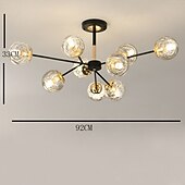 cheap Line Design-92 cm Single Design Flush Mount Lights Metal Modern 220-240V